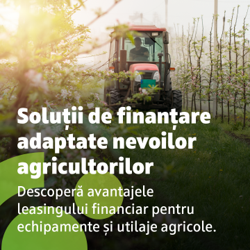 Cum poți achiziționa echipamente agricole prin leasing financiar?